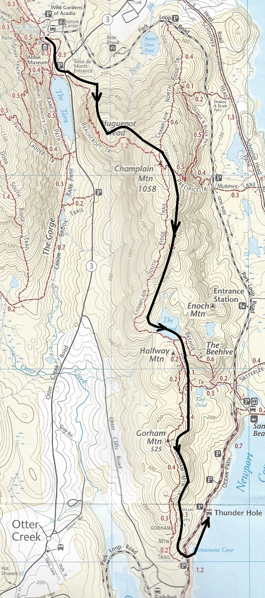 Map of Hike